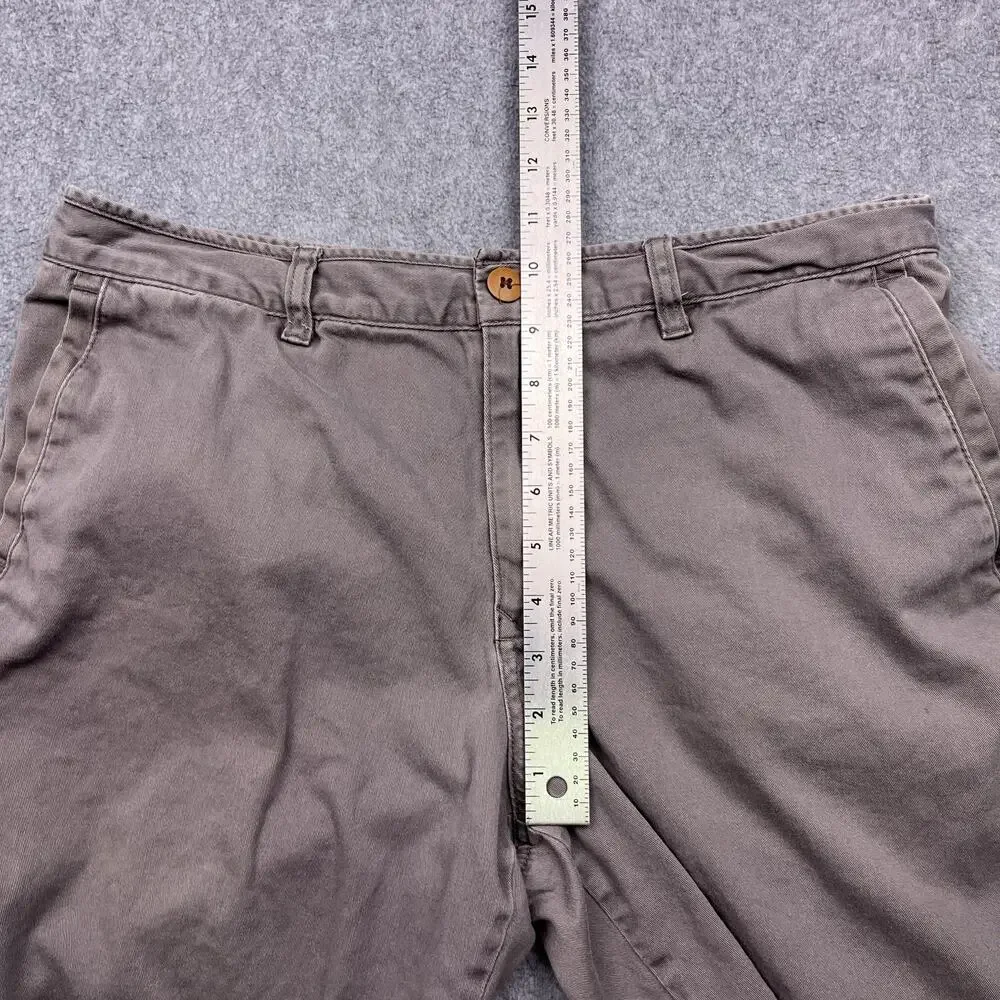 Tommy Bahama Chino Shorts Mens 33 Gray Classic Stretch